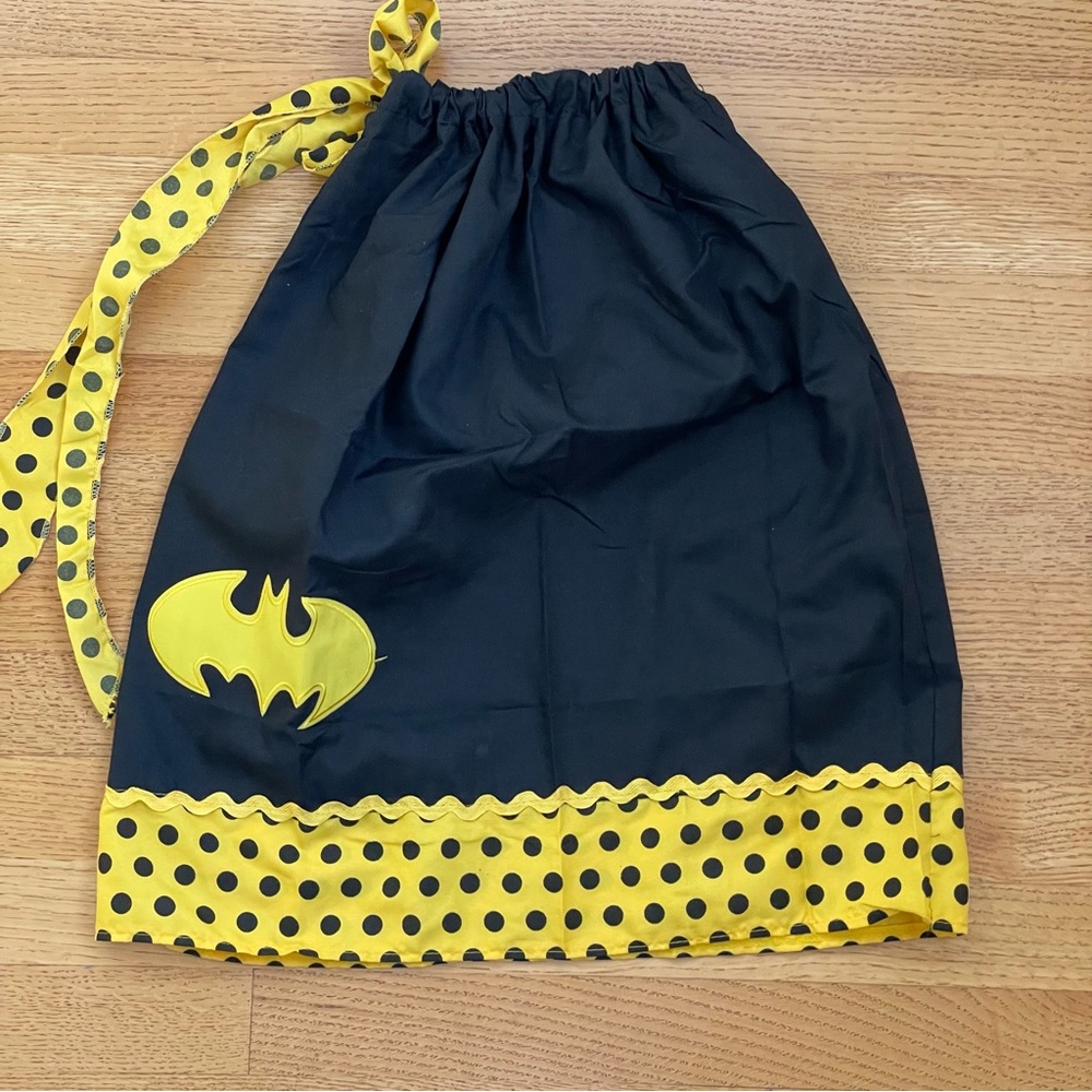 Handmade Batman Themed Pillowcase Dress